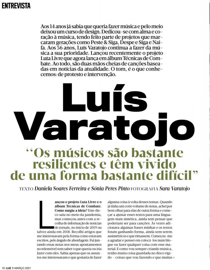 Luta livre na imprensa - Revista Luz