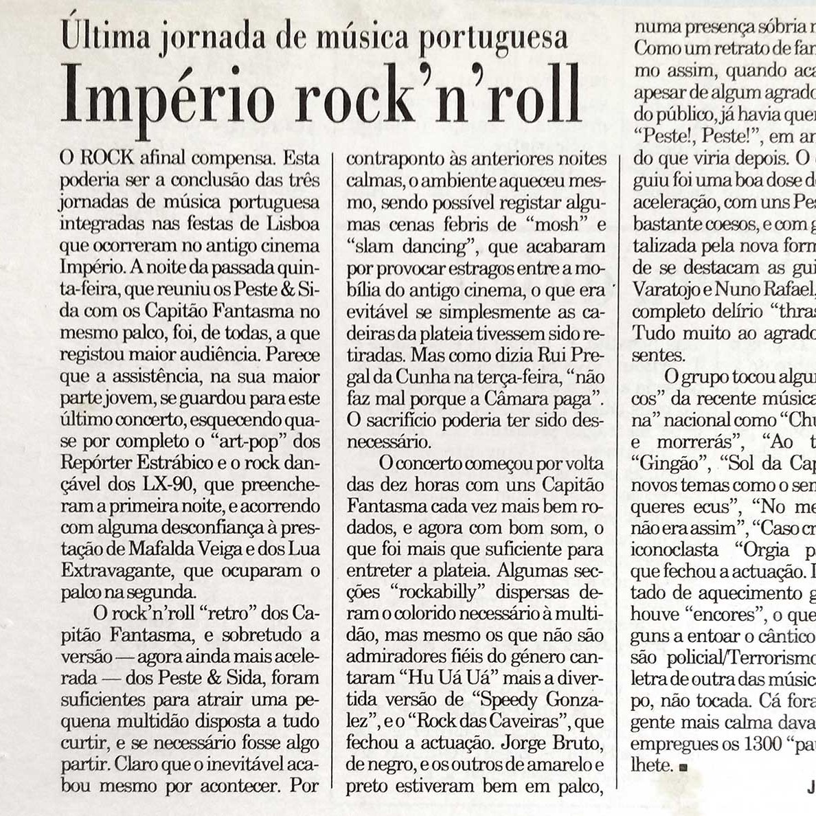 Peste & Sida na imprensa - Público