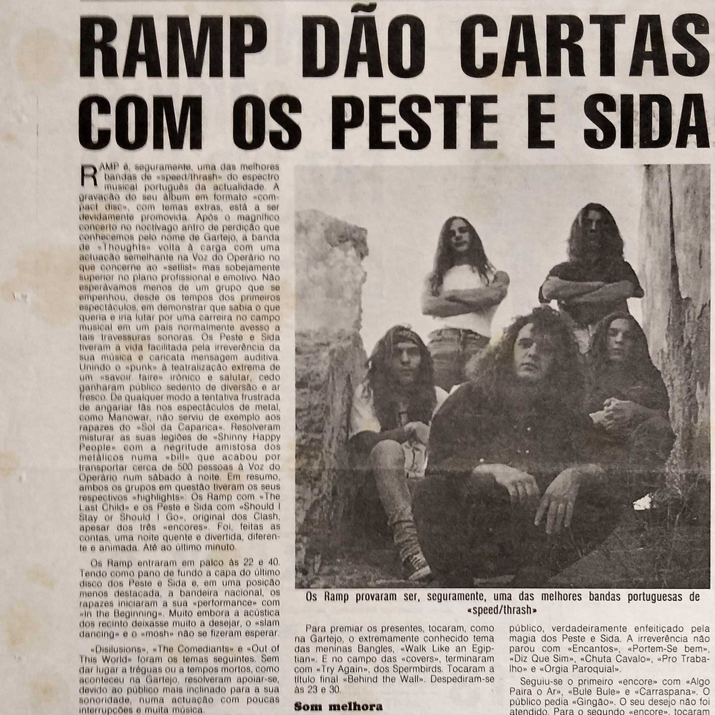 Peste & Sida na imprensa - A Capital