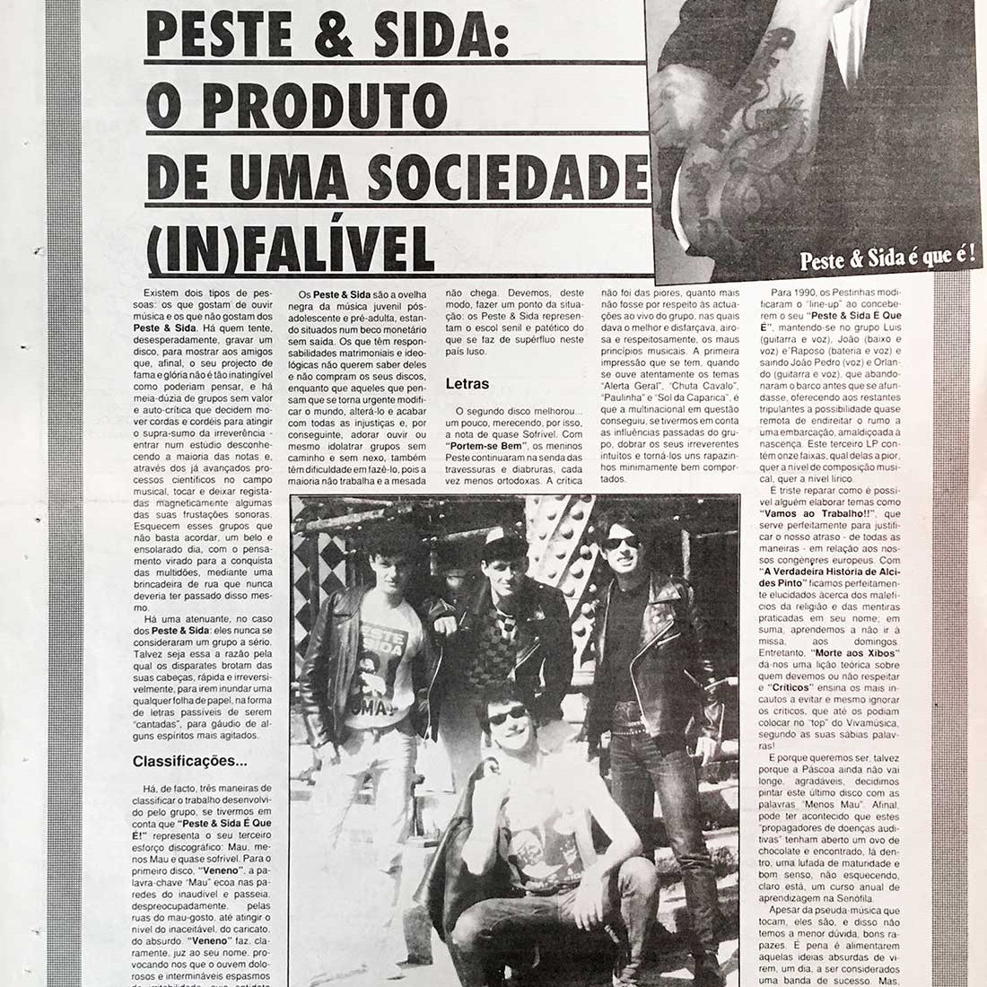 Peste & Sida na imprensa - Correio da Manhã