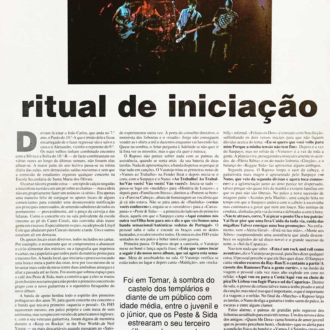 Peste & Sida na imprensa - Sete