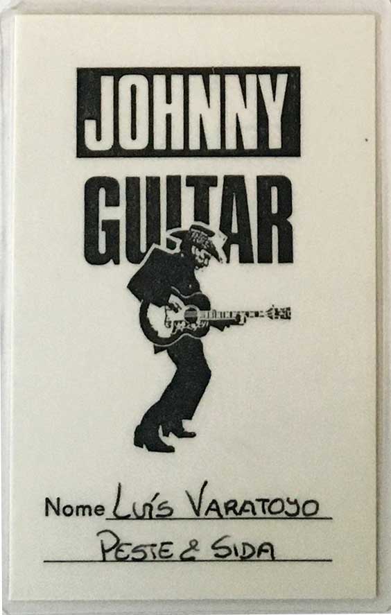Peste & Sida - Cartão de acesso Johnny Guitar