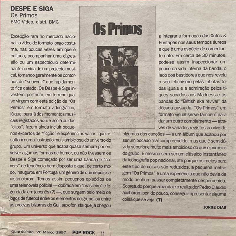 Despe e Siga na imprensa - Público