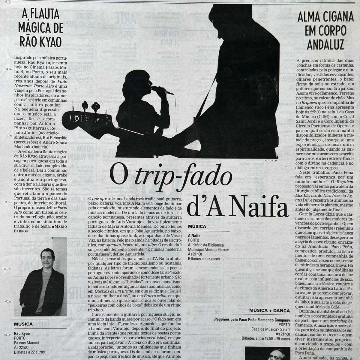 A Naifa na imprensa
